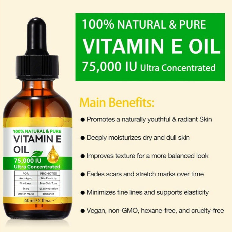 Vitamin E Oil 60ml for Export Purposes Only - vitamin e oil export purposes