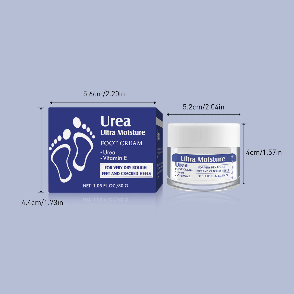 Vitamin E Urea Foot Cream for Hydrating Softening Skin 30g - vitamin e urea foot cream hydrating