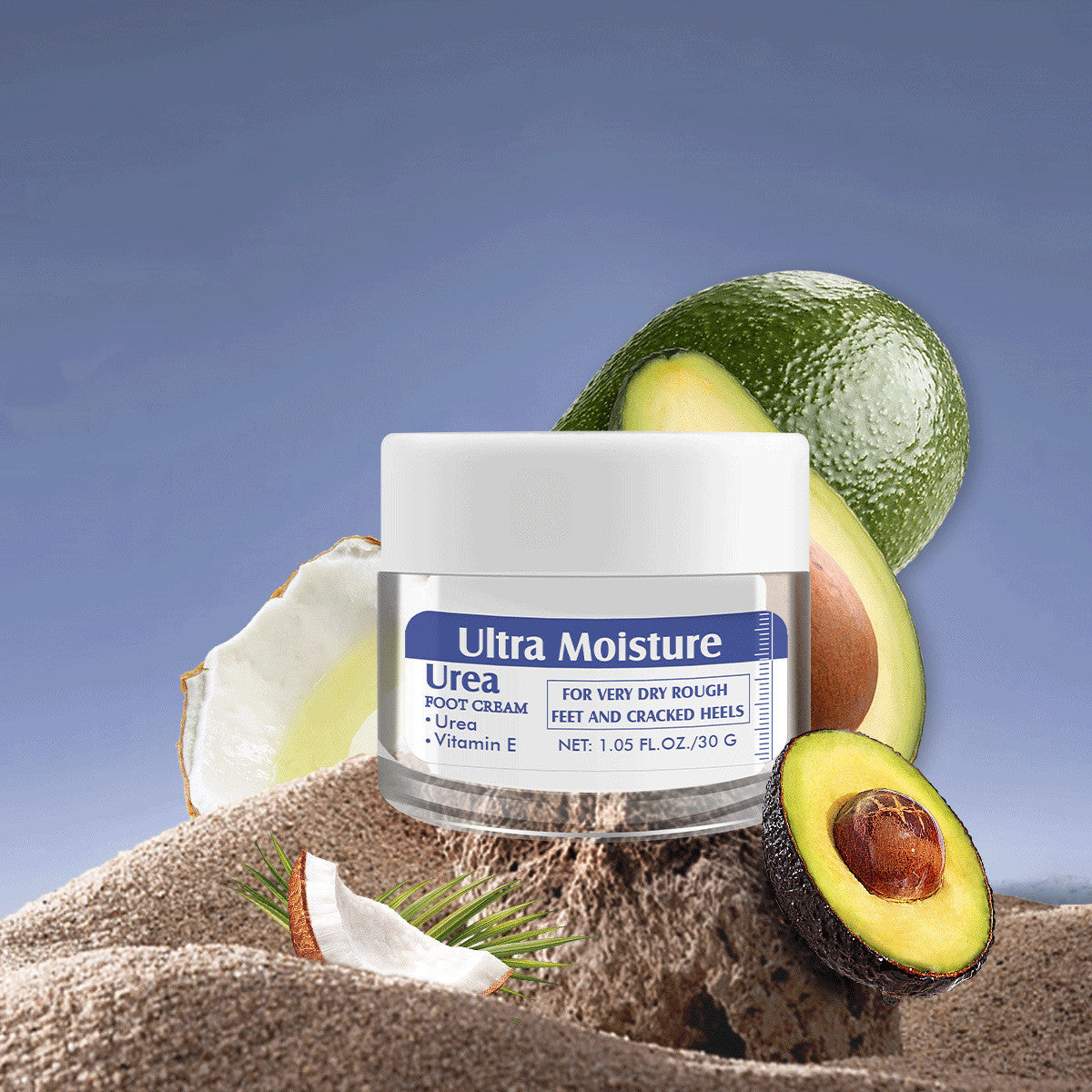 Vitamin E Urea Foot Cream for Hydrating Softening Skin 30g - vitamin e urea foot cream hydrating