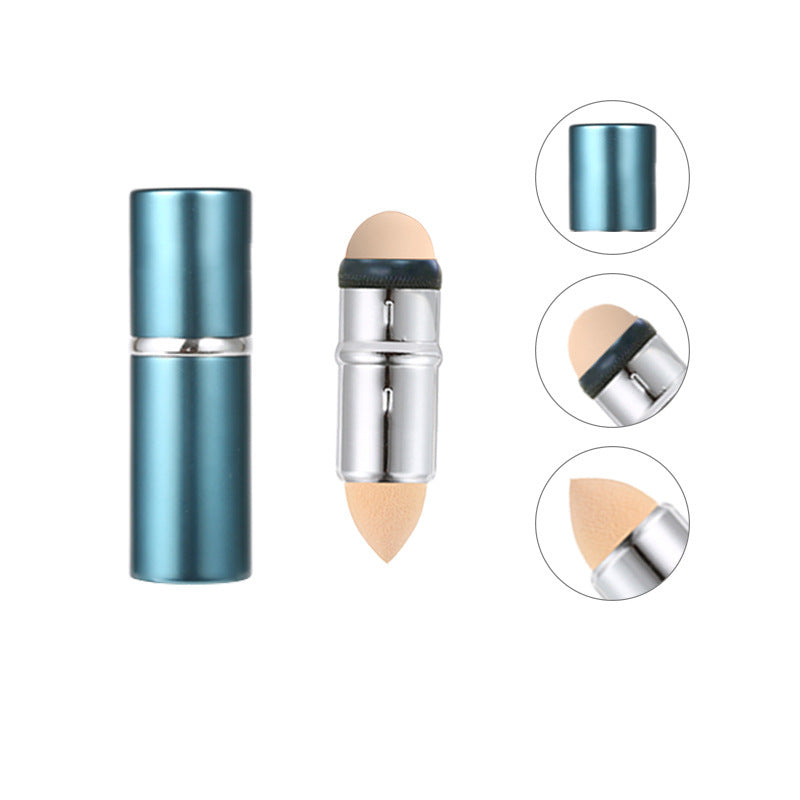 Volcanic Stone Oil Absorbing Ball Face Cleaning Massage Roller Metal Case Skin Care Beauty Wrinkle Removing Makeup