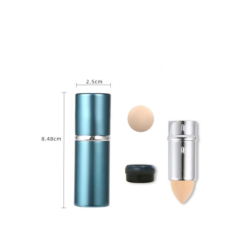 Volcanic Stone Oil Absorbing Ball Face Cleaning Massage Roller Metal Case Skin Care Beauty Wrinkle Removing Makeup