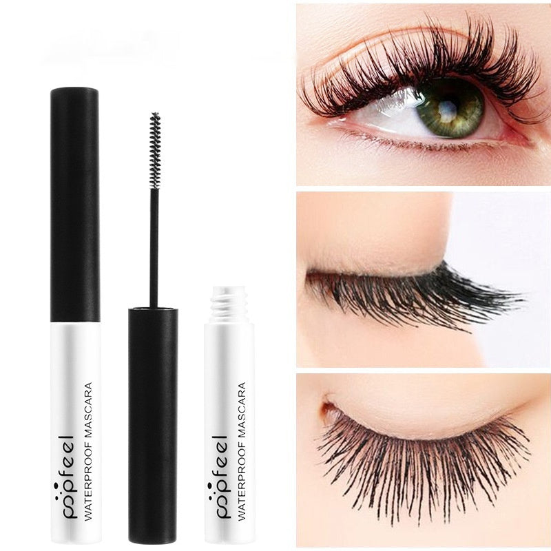 Volumizing Curling Mascara for Long Thick Curly Lashes Black Standard Size - volumizing curling mascara curly lashes