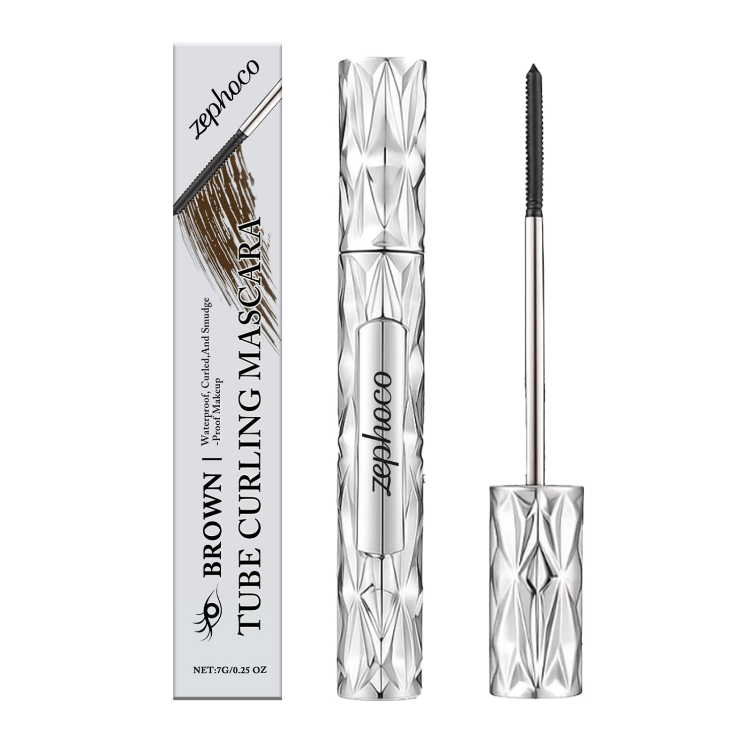 Volumizing Waterproof Mascara with Vitamin E for Long Thick Lashes