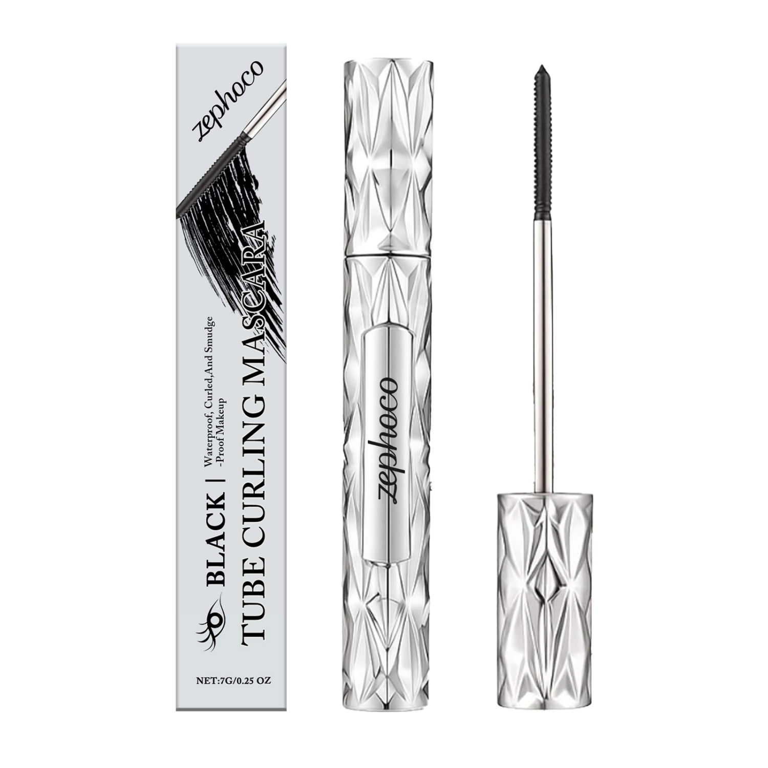 Volumizing Waterproof Mascara with Vitamin E for Long Thick Lashes