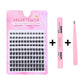 W50 False Eyelashes with Double-Headed Adhesive and Pink or Gold Tweezers - Teleplus w50 false eyelashes capacity