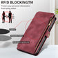 Wallet Flip Zipper Phone Leather Case - Wallet Flip Zipper Phone Case with Magnetic Suction