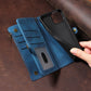 Wallet Flip Zipper Phone Leather Case - Wallet Flip Zipper Case with Magnetic Suction Options