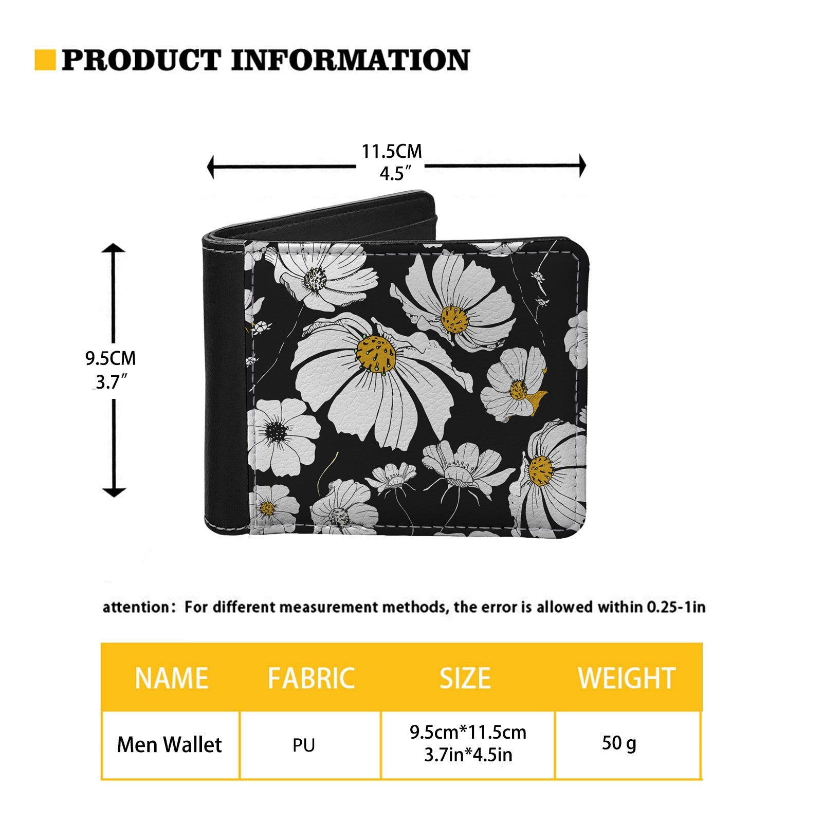 Wallet with Creative Pattern Printing for Fashion and Daily - Quirky Men wallet creative pattern printing fashion