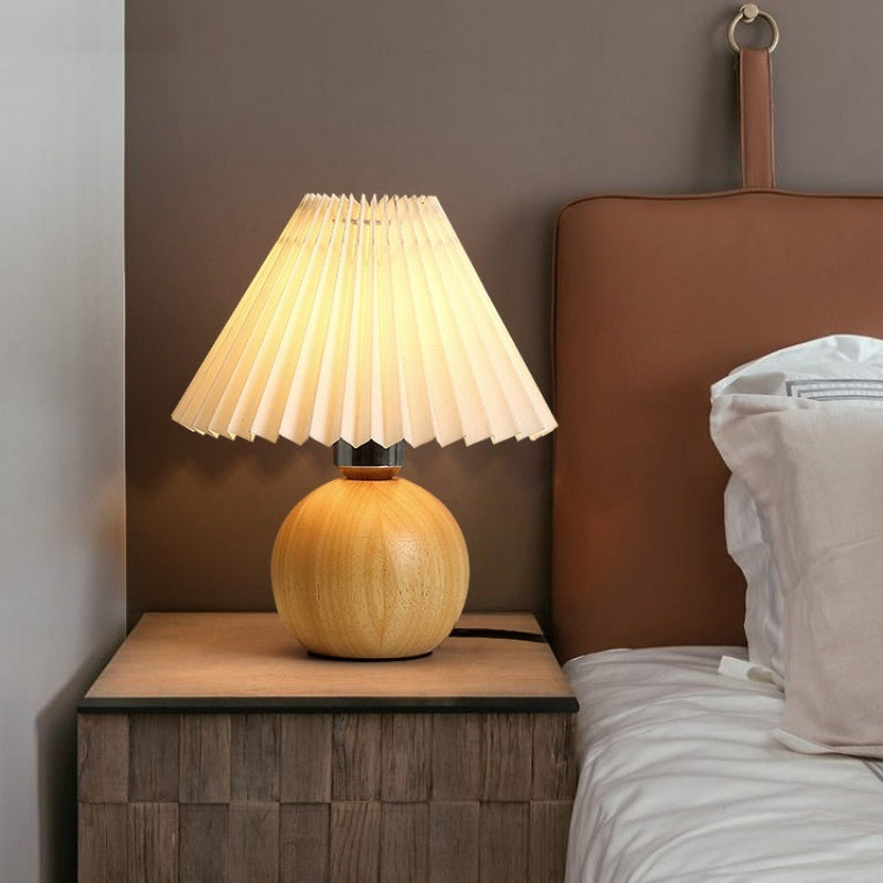 Walnut Color Changing Tricolor Bulb for Bedroom Bedside Lamp and Cozy Atmosphere Table - Teleplus bedroom bedside lamp