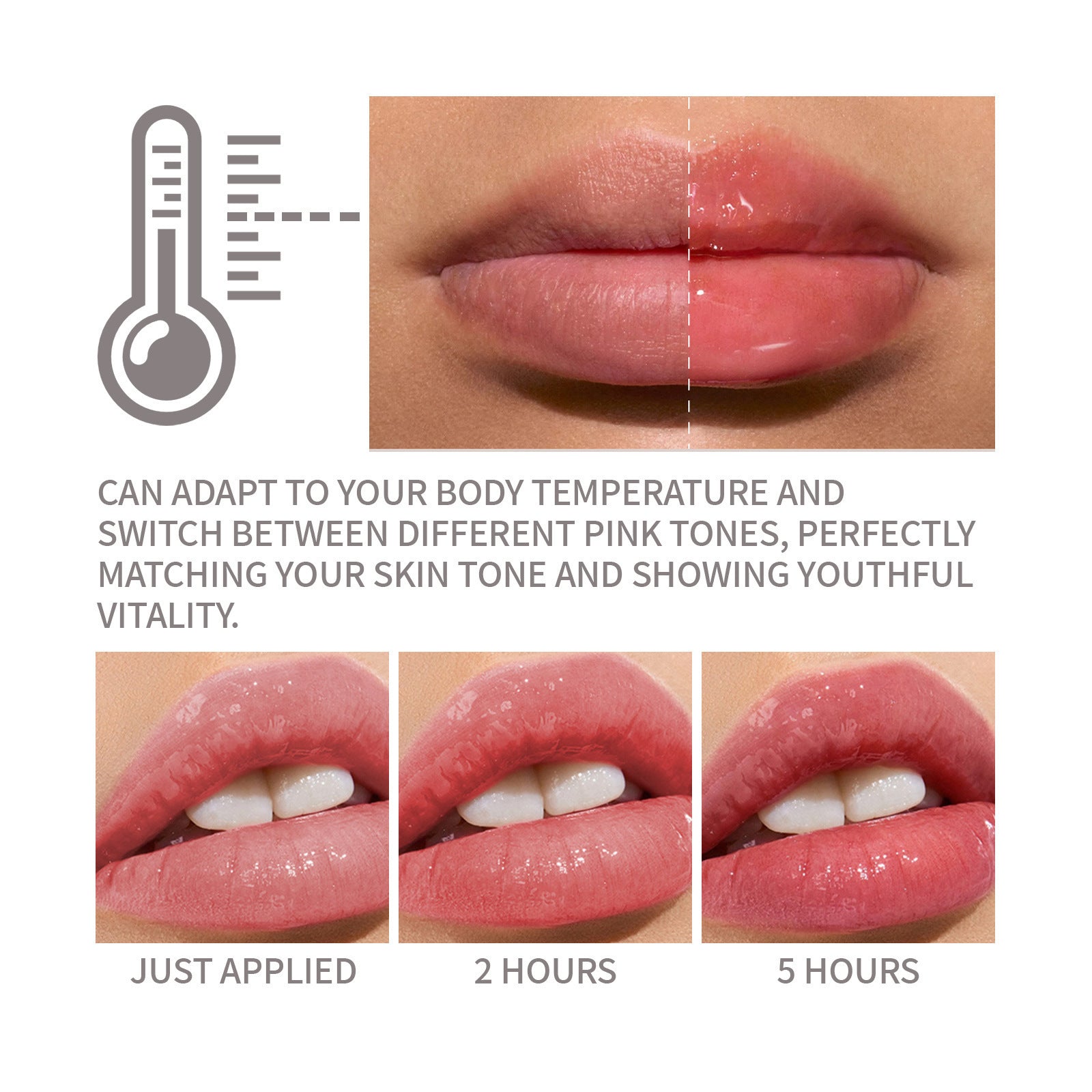 Warm Blush Stick Natural for Skin Color Lips 7g - Tone and warm blush stick natural skin color lip