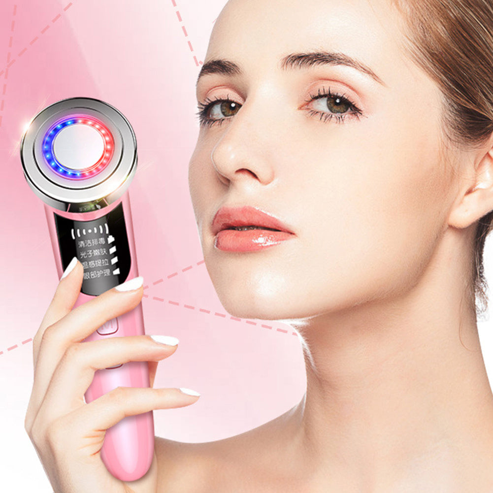 Vibration IPL Gear for Warm Skin Rejuvenation and Facial Massage - with a Ticklish Massager warm skin rejuvenation