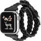 Watch First Layer Genuine Leather Cowhide Braided Leather Strap - Genuine Leather Braided Watch Strap for Apple Fitbit