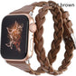 Watch First Layer Genuine Leather Cowhide Braided Leather Strap - Genuine Leather Braided Watch Strap for Apple Fitbit