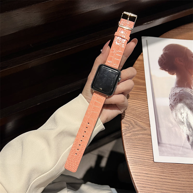 Watch Leather Strap Personalized Wristband - Personalized Leather Strap for Apple Watches