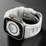 Watch Liquid Silicone Strap S9 Pin Buckle Ultra Folding Buckle Strap - Watch Liquid Silicone Strap with Silver Buckle