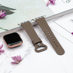 Watch Single Loop Shrinking Leather Strap - Watch Single Loop Shrinking Leather Strap for Apple Watch