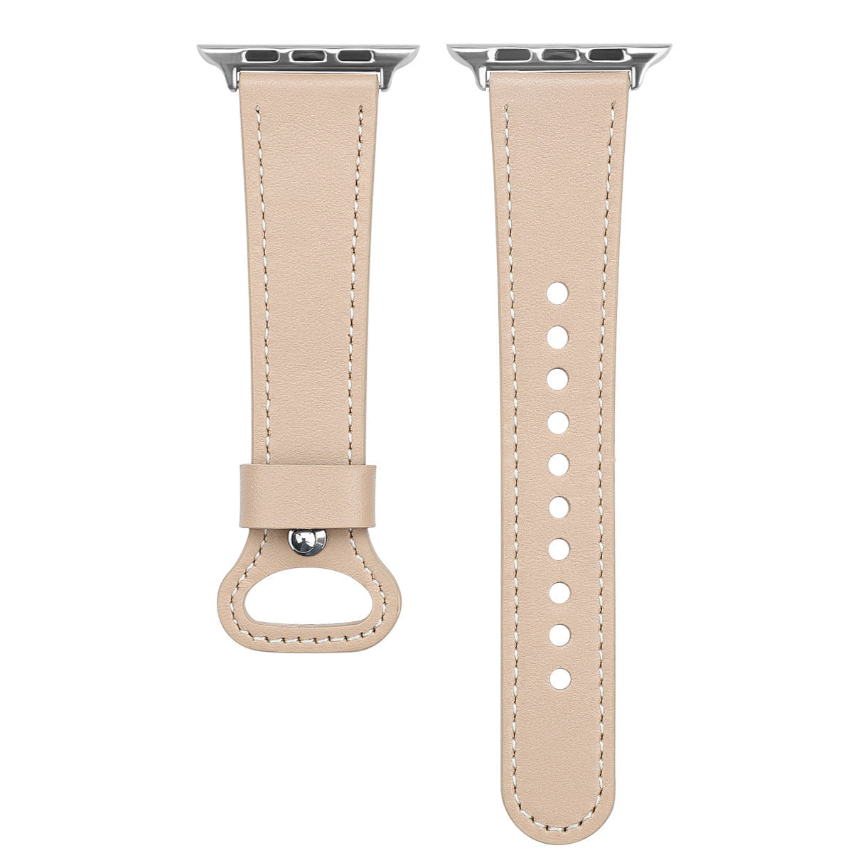 Watch Single Loop Shrinking Leather Strap - Watch Single Loop Shrinking Leather Strap for Apple Watch