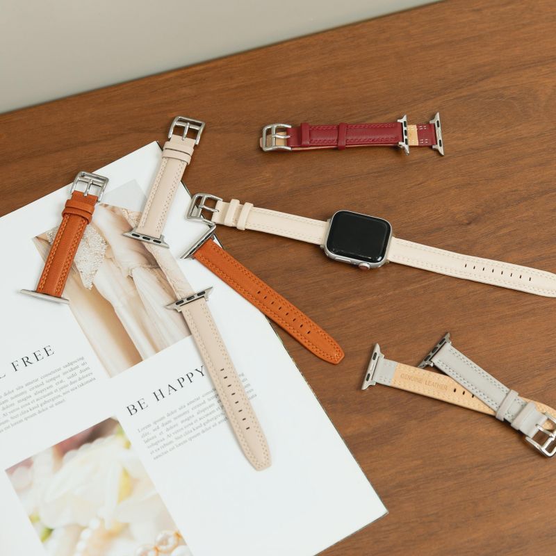 Watch Strap Genuine Leather Iwatch Strap Applewatch - Genuine Leather iWatch Strap Compatible with Dial Options