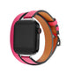 Watch Strap Leather Double Circle - Double Circle Leather Watch Strap for Apple Watches