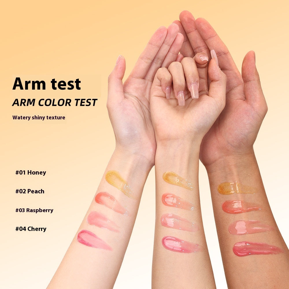 Water Glass Transparent Toot Lip Gloss for Hydrating and Enhancing Skin Tone - Teleplus water glass transparent toot