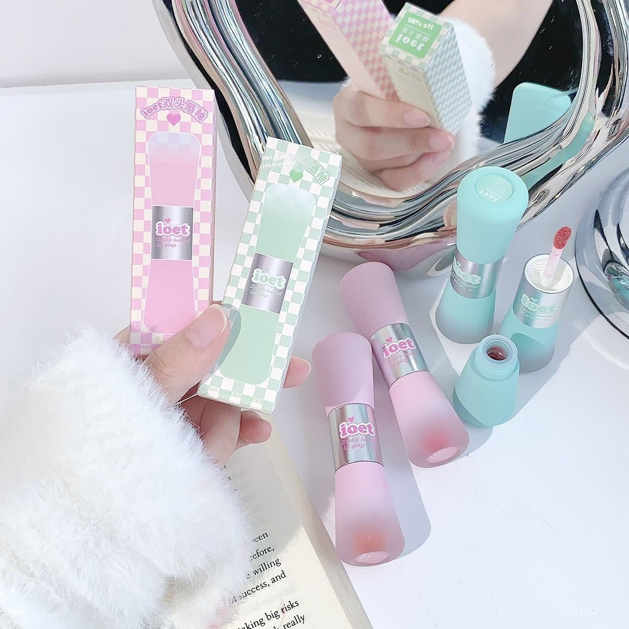 Water Light Lipstick with Matte Finish Discoloration Resistance for All Skin Types - Teleplus lip lacquer matte finish