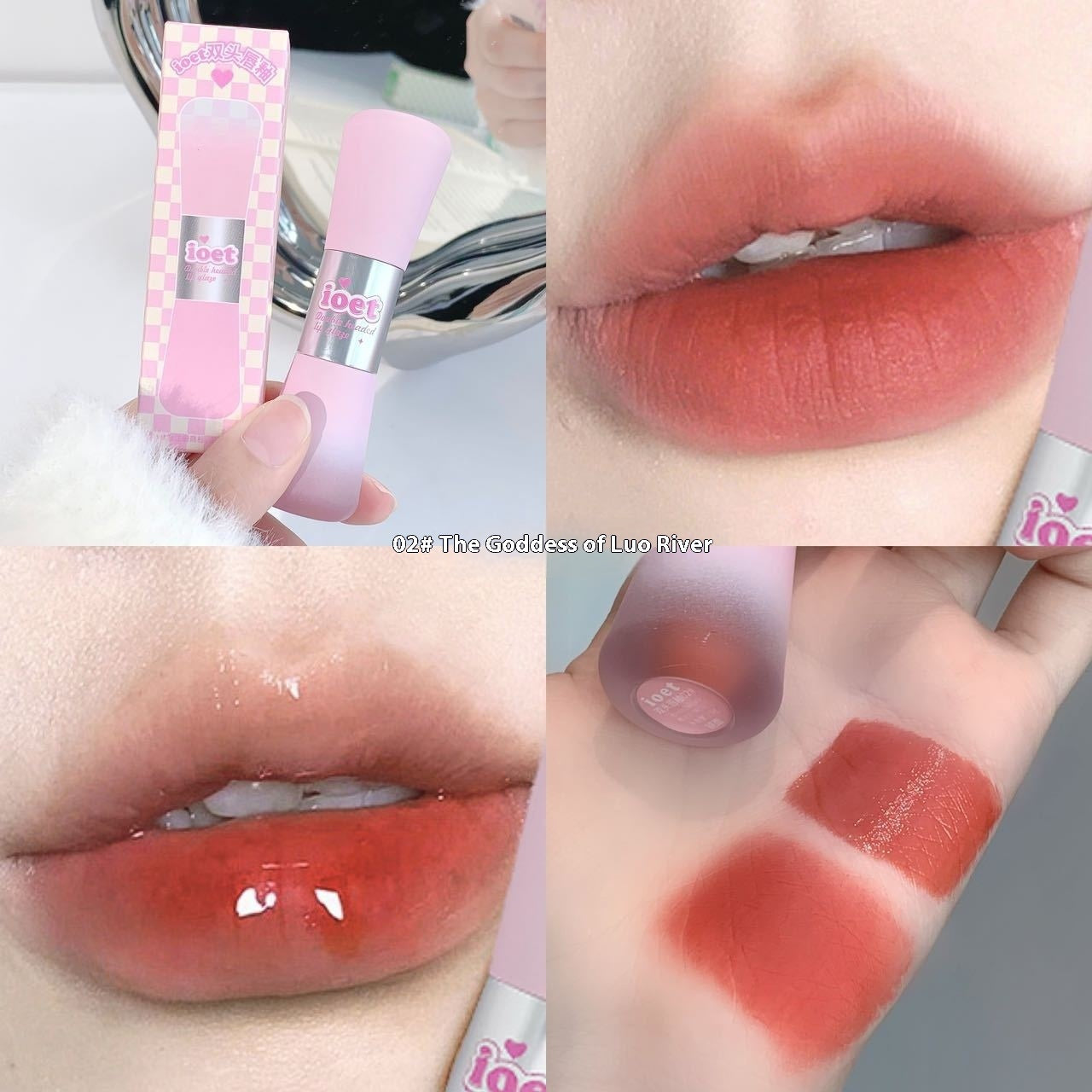 Water Light Lipstick with Matte Finish Discoloration Resistance for All Skin Types - Teleplus lip lacquer matte finish