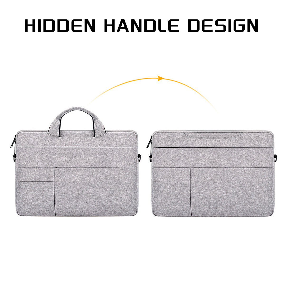 Water Repellent Laptop Bag with Modern Design and Durable Fabric - Teleplus external dimensions internal laptop bag