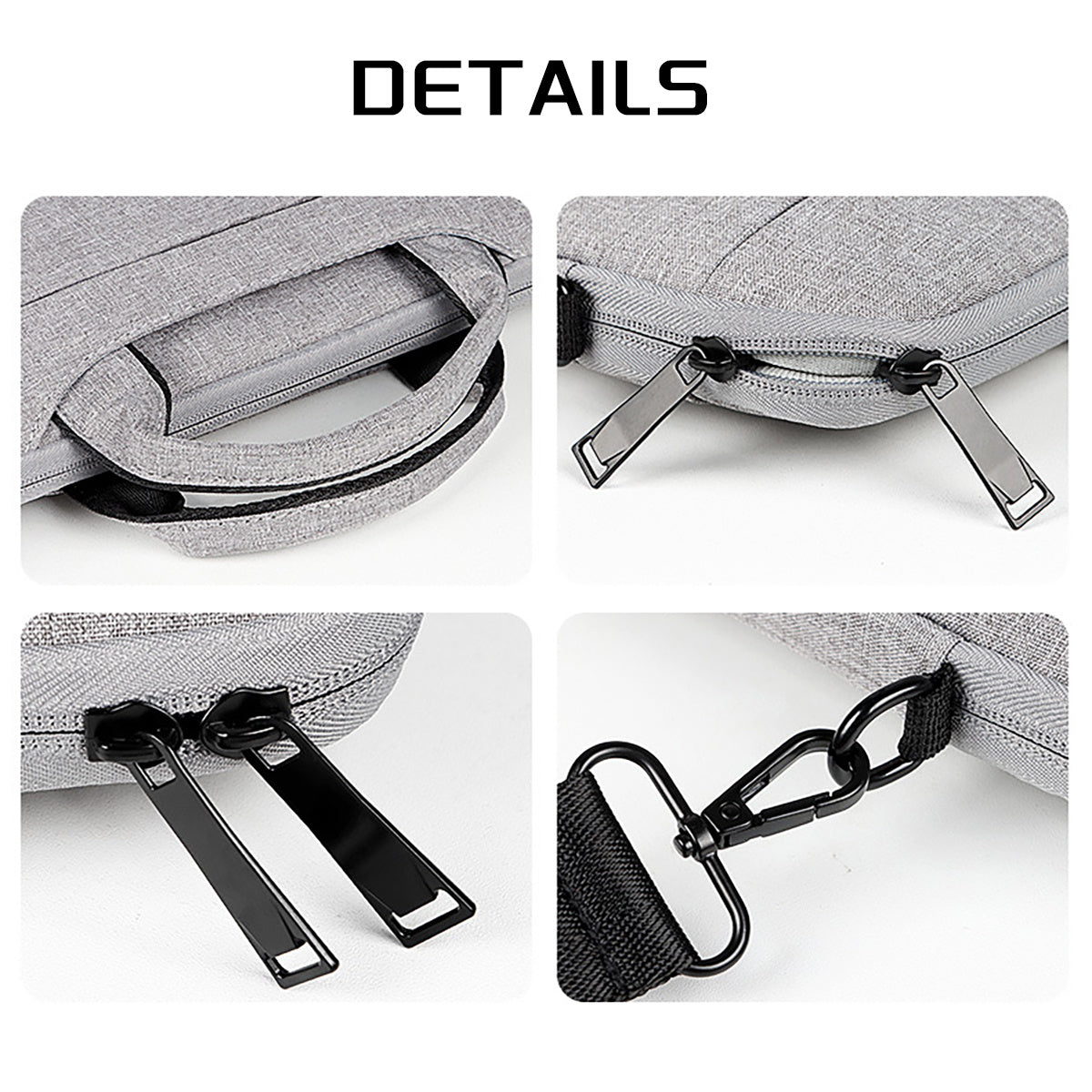 Water Repellent Laptop Bag with Modern Design and Durable Fabric - Teleplus external dimensions internal laptop bag