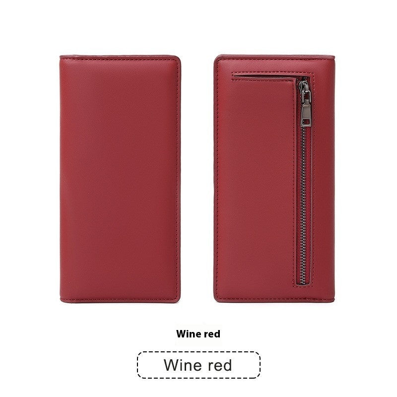 Waterproof Anti-Theft Credit Card Wallet with Zipper Buckle in Multiple Colors - Wallets for Women: Style Meets