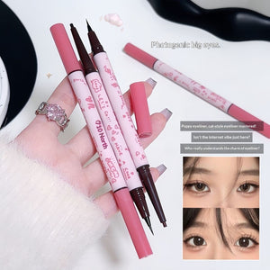 Waterproof Black Brown Liquid Eyeliner Pencil for Precise Eye Makeup