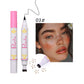 Waterproof Brown Eyebrow Pencil for Women Long Lasting Makeup Universal Shade - For eyebrow pencil waterproof brown