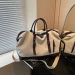 Waterproof Canvas Travel Duffel Bag 20-35L Unisex Lightweight Gym Tote - 35L Teleplus