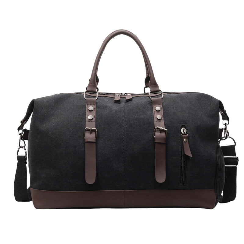 Waterproof Canvas Travel Duffel Bag 20-35L Unisex Lightweight Gym Tote - 35L Teleplus