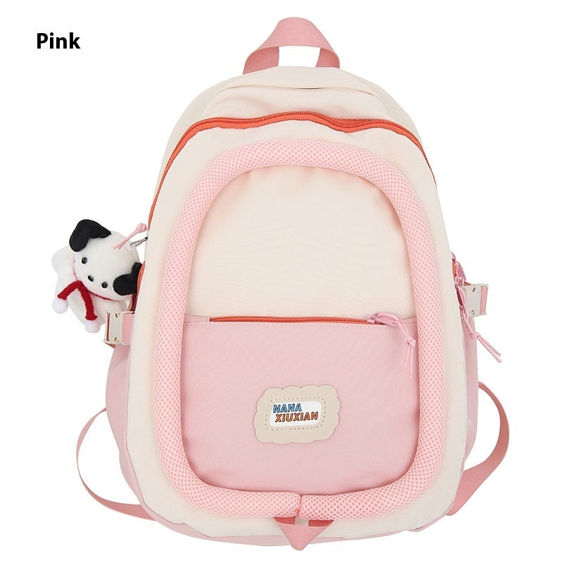 Waterproof College Female Shoulder Bag with Curved Strap for the United States - Teleplus united states chf college