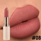 Waterproof Color Matte Lipstick in Cylinder Design for Easy Application - Teleplus color matte lipstick half cylinder