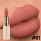 Waterproof Color Matte Lipstick in Cylinder Design for Easy Application - Teleplus color matte lipstick half cylinder