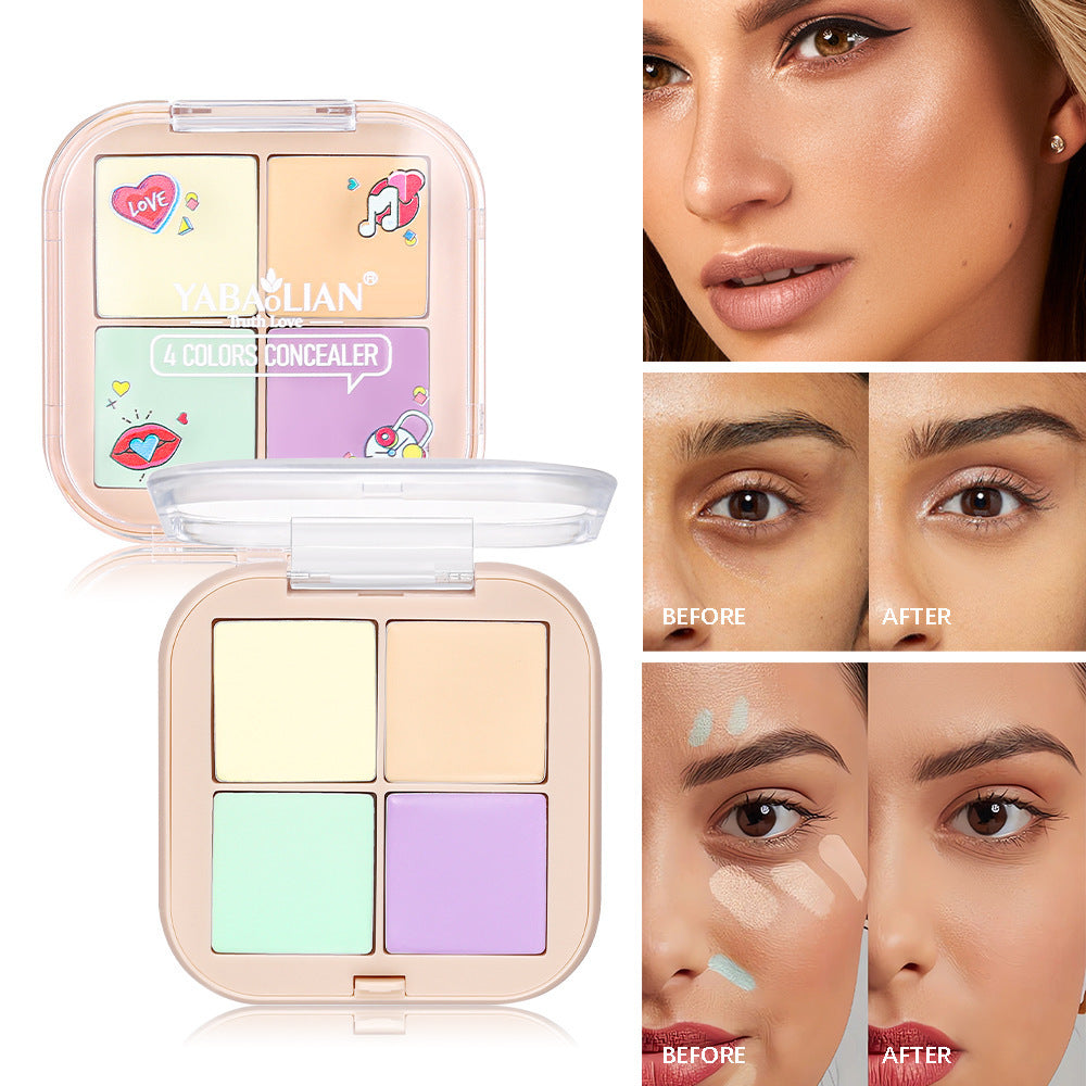 Waterproof Concealer Plate Makeup for Brightening and Long-Lasting Coverage - Teleplus concealer plate makeup waterproof