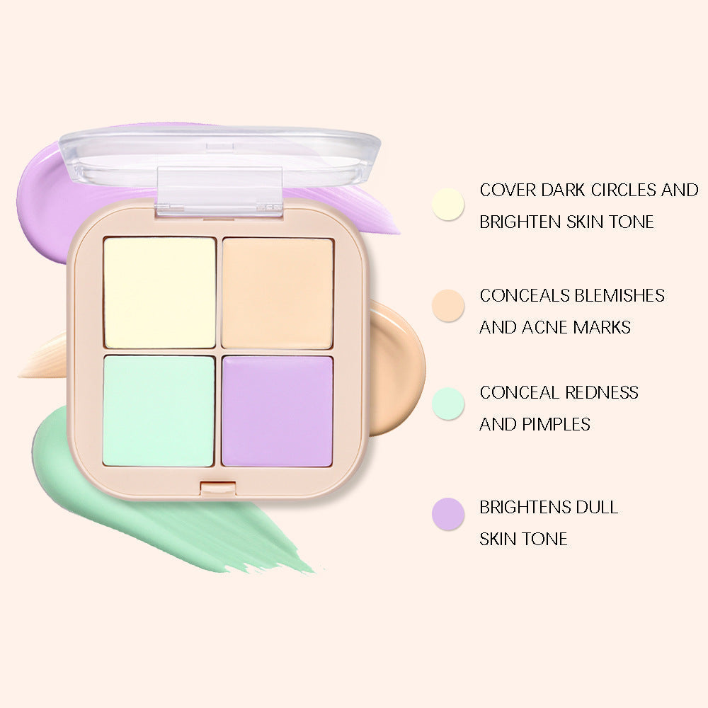 Waterproof Concealer Plate Makeup for Brightening and Long-Lasting Coverage - Teleplus concealer plate makeup waterproof