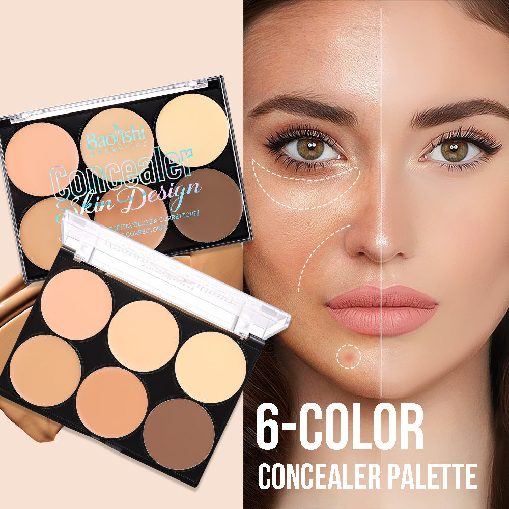 Waterproof Contour Compact Makeup with Moisturizing Light Concealer and Brightening Effect - Teleplus contour compact