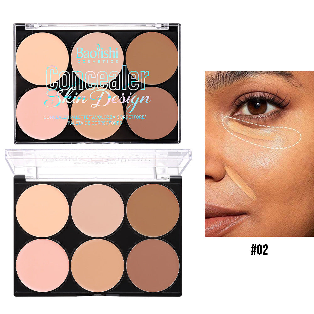 Waterproof Contour Compact Makeup with Moisturizing Light Concealer and Brightening Effect - Teleplus contour compact