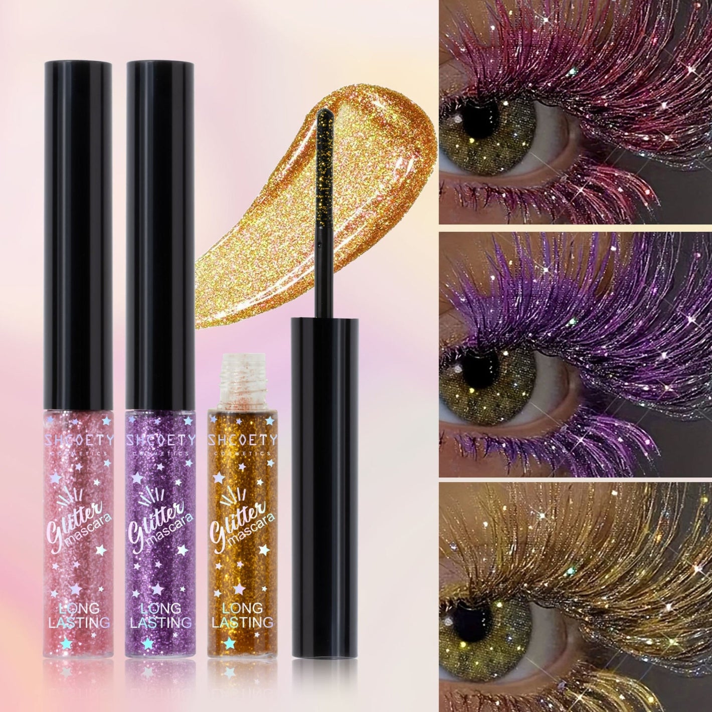 Waterproof Curly Long Wig in Pink Gold Purple Blue Iron Gray for Export Sales - Teleplus export sales domestic company