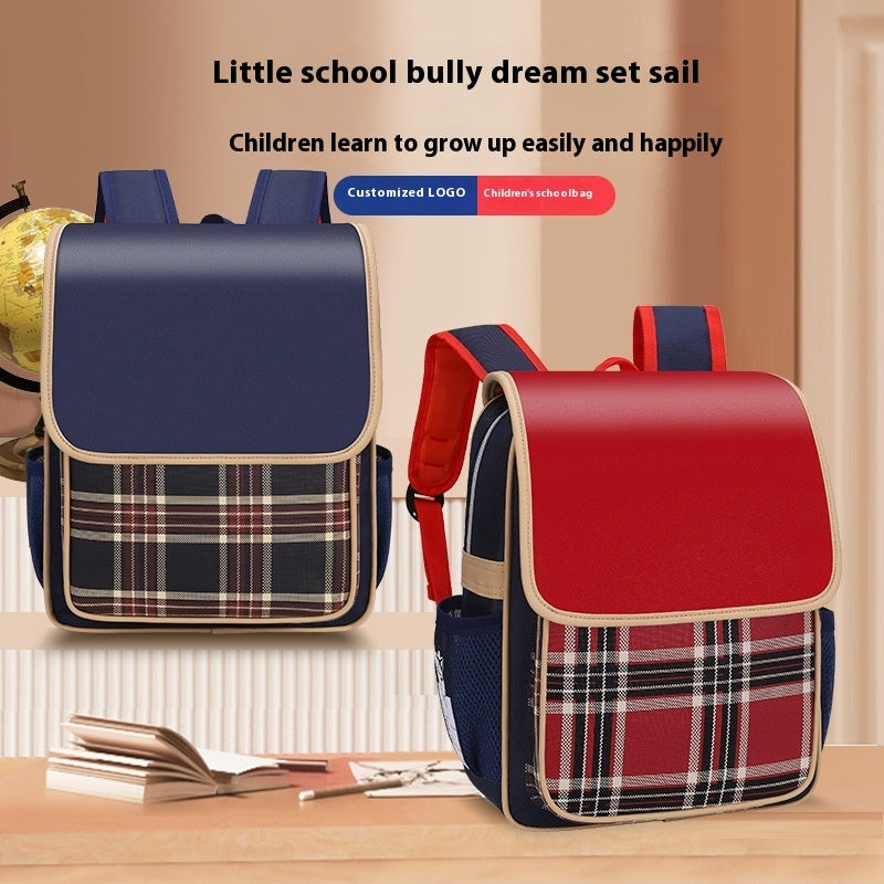 Waterproof Decompression British Style Kindergarten Backpack - Waterproof British Backpack for Tiny Adventurers