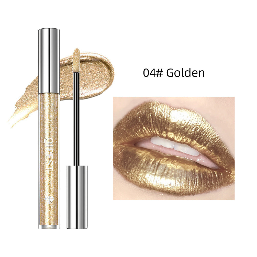 Waterproof Diamond Lipstick with Color Change and Nonstick Finish - Teleplus liquid lipstick diamond eye shadow