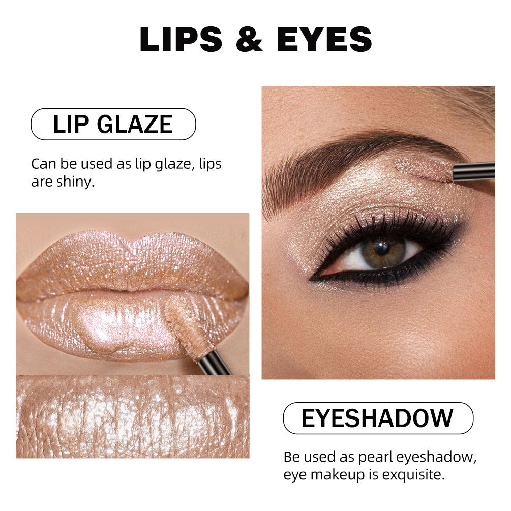Waterproof Diamond Lipstick with Color Change and Nonstick Finish - Teleplus liquid lipstick diamond eye shadow