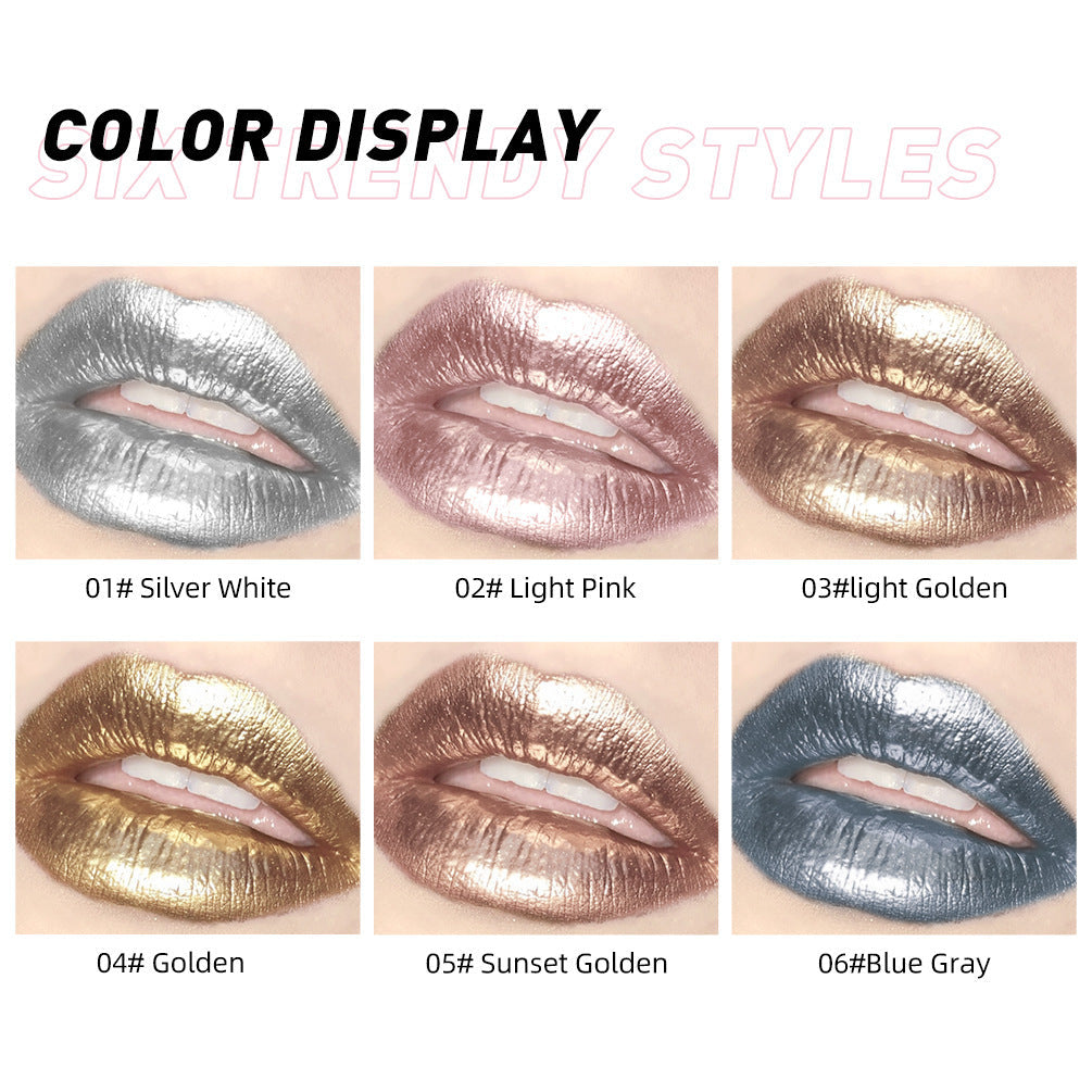 Waterproof Diamond Lipstick with Color Change and Nonstick Finish - Teleplus liquid lipstick diamond eye shadow