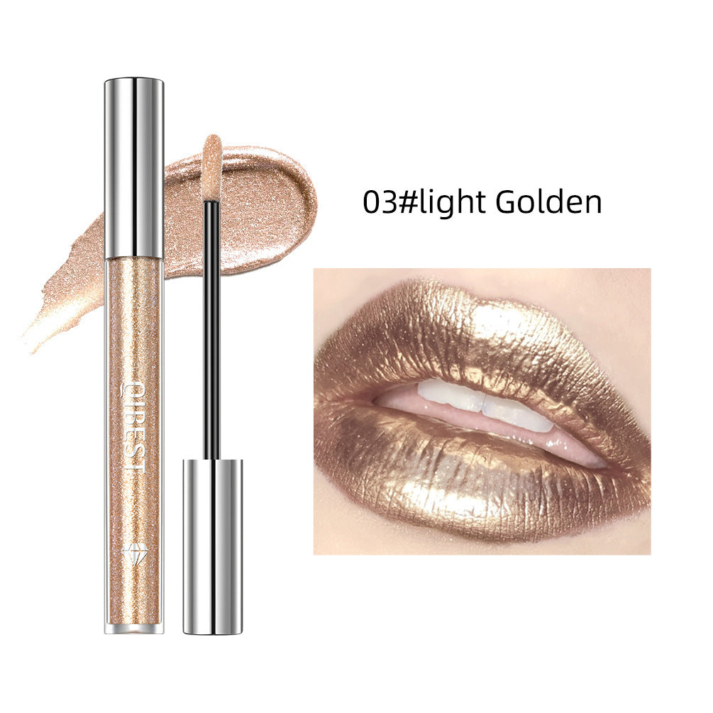 Waterproof Diamond Lipstick with Color Change and Nonstick Finish - Teleplus liquid lipstick diamond eye shadow