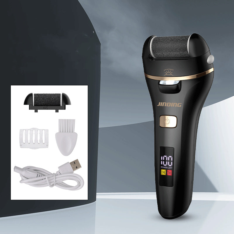 Waterproof Digital Display Electric Foot Grinder To Remove Dead Skin - Grind Away Dead Skin with Waterproof Digital