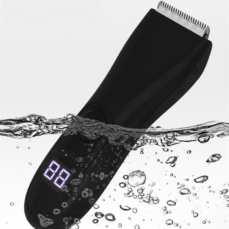 Waterproof Electric Trimmer with Digital Display and Rechargeable Power - digital display waterproof electric trimmer