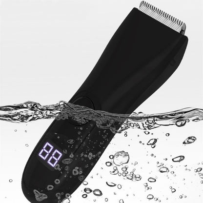 Waterproof Electric Trimmer with Digital Display and Rechargeable Power - digital display waterproof electric trimmer