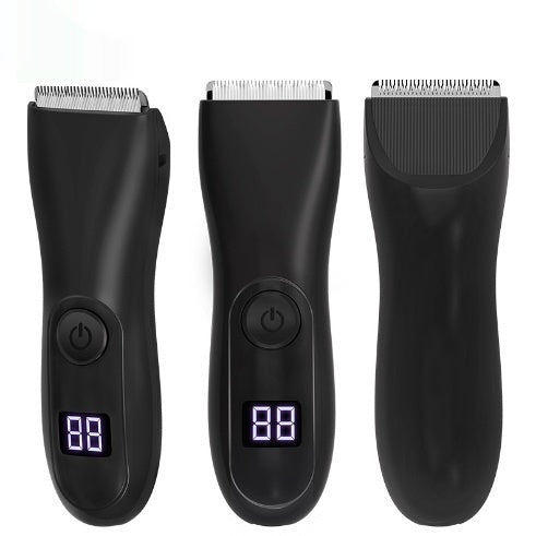 Waterproof Electric Trimmer with Digital Display and Rechargeable Power - digital display waterproof electric trimmer